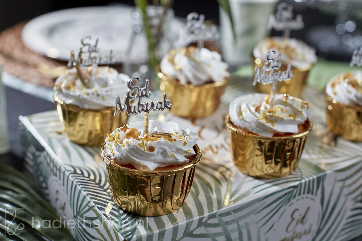 Eid cupcakeprikkers sier (8 stuks) - Islamboekhandel.nl