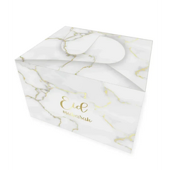 Eid koekjesdozen -marmer-goud - Islamboekhandel.nl