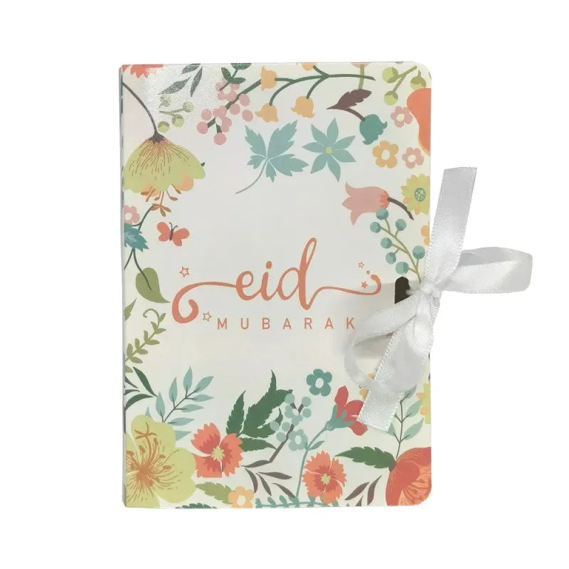 Eid mubarak cadeaudoosjes -bloemen (6 stuks) - Islamboekhandel.nl