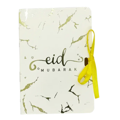 Eid mubarak cadeaudoosjes -marmer goud (6 stuks) - Islamboekhandel.nl