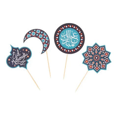 Eid Mubarak Cupcake decoratie set 24st. - Islamboekhandel.nl