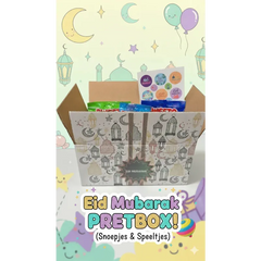 Eid Mubarak Pretbox: vol snoep & verrassingen! - Islamboekhandel.nl