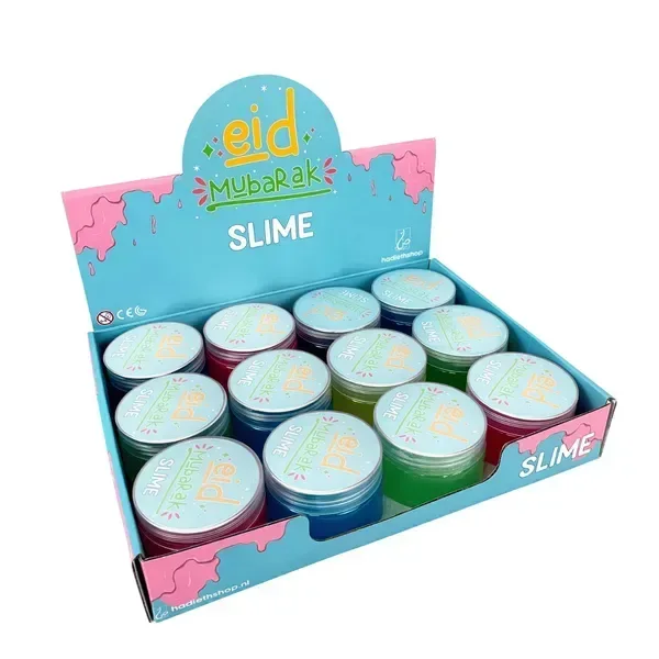 Eid mubarak slijm 12 stuks - Islamboekhandel.nl