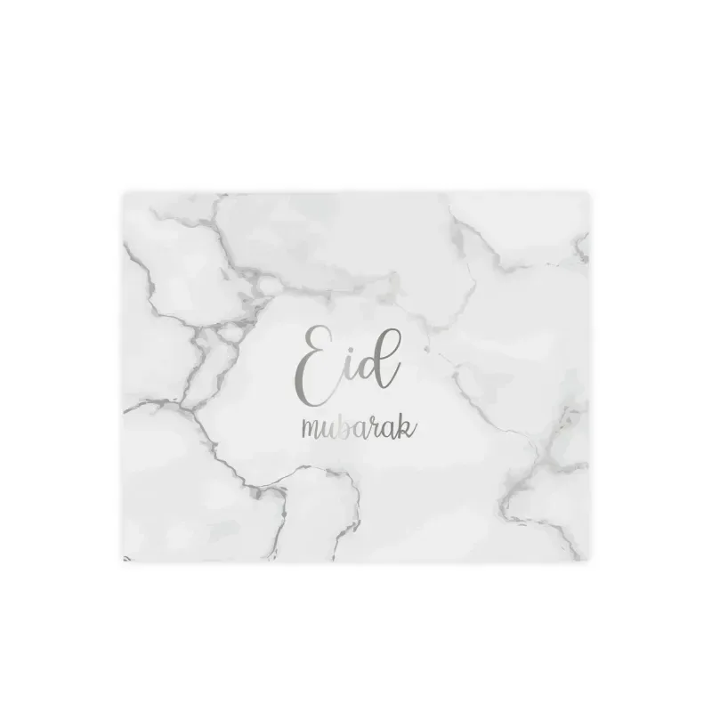 Eid placemats -marmer-zilver - Islamboekhandel.nl