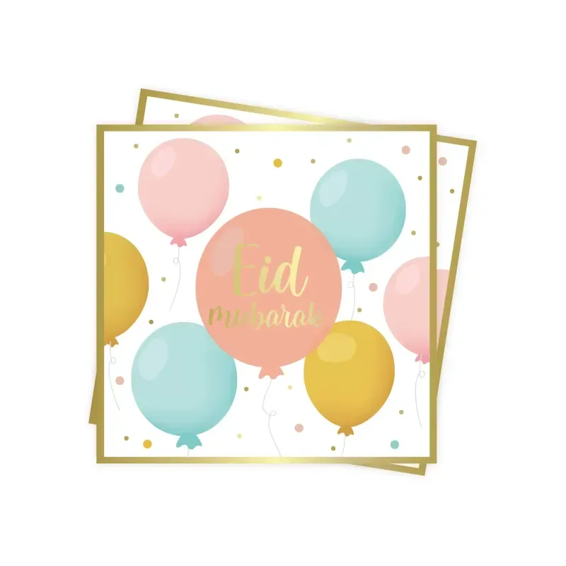 Eid servetten -kids | 10 stuks - Islamboekhandel.nl