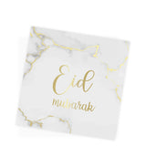Eid servetten -marmer-goud | 10 stuks - Islamboekhandel.nl