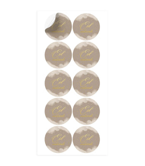 Eid stickers -taupe - Islamboekhandel.nl