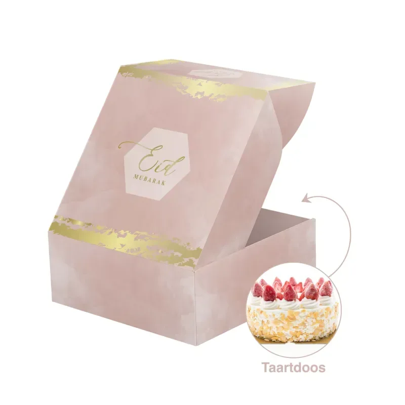 Eid taartdoos -oudroze - Islamboekhandel.nl