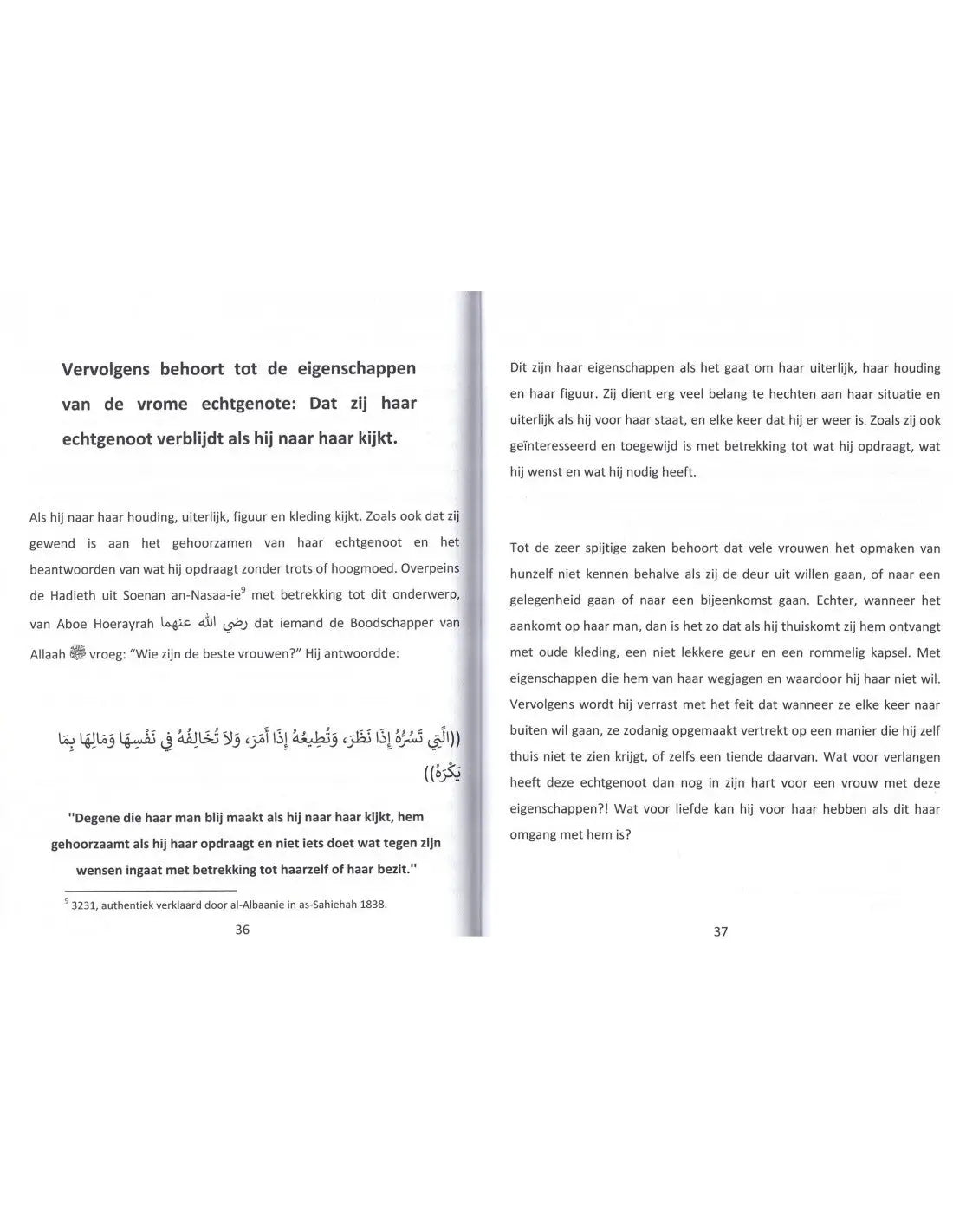 De Eigenschappen van de Vrome Echtgenote (Barakah) - Islamboekhandel.nl