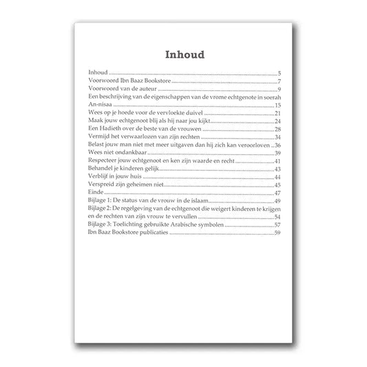 Eigenschappen van de vrome echtgenote - Islamboekhandel.nl