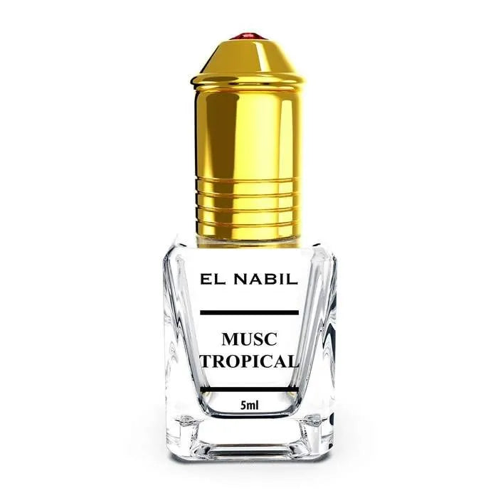El Nabil Musc Tropical parfumolie musc tropical parfumolie musc flacon op display