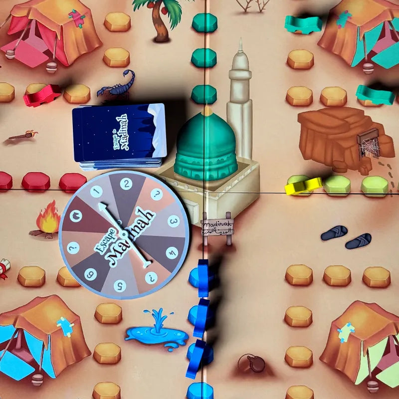 Escape to Medina bordspel met Escape Madinah bord spel voor gezinsplezier