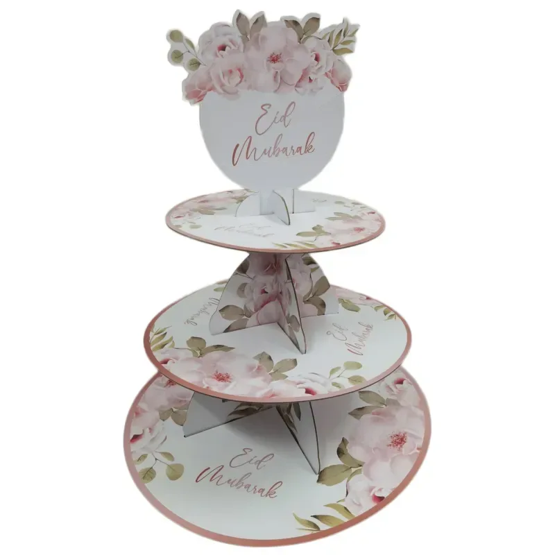 Etagere roosjes Eid mubarak - Islamboekhandel.nl