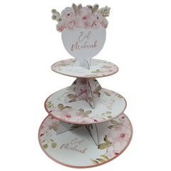 Etagere roosjes Eid mubarak - Islamboekhandel.nl