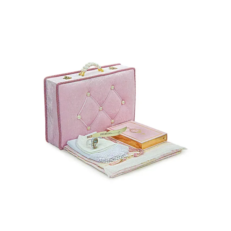 Exclusieve Cadeauset in Bruidsschatkist -roze - Islamboekhandel.nl