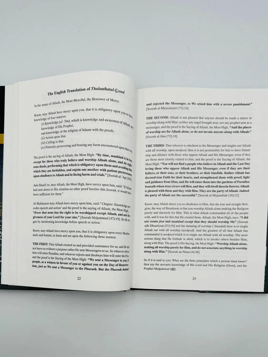 Explanation Of The Three Fundamental Principles Of Islaam - Islamboekhandel.nl