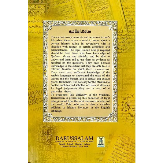 Fatawah Islamiyah Islamic verdicts 8 vol Darussalam