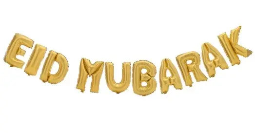 Folieballon "Eid mubarak" Goud - Islamboekhandel.nl