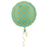 Folieballon quatrefoil mint - Islamboekhandel.nl