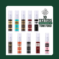 Collectie van 10 Tom Ford geurtesters in sprayflacons van Fragrance World