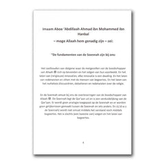 De fundamenten van de soenah - Islamboekhandel.nl