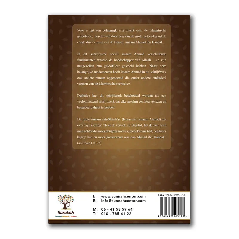 De fundamenten van de soenah - Islamboekhandel.nl