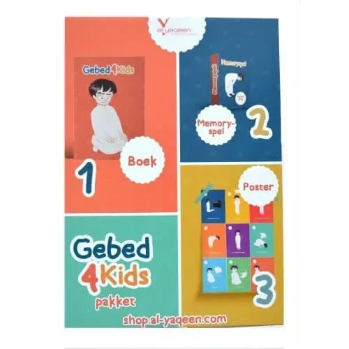 Gebed 4 kids + memory spel - Islamboekhandel.nl