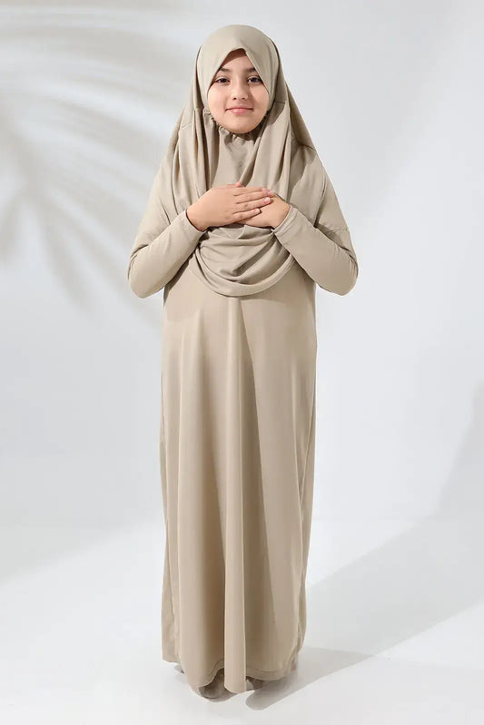 Gebedskleding 1-delig voor kinderen met tasje - Islamboekhandel.nl