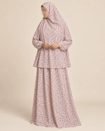 Gebedskleding bloemen 2-delig - Gebedskleding