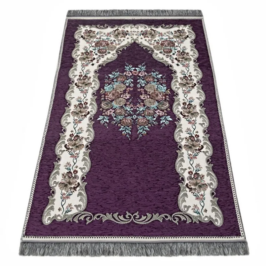 Gebedskleed chenille pearl -paars Ikranur