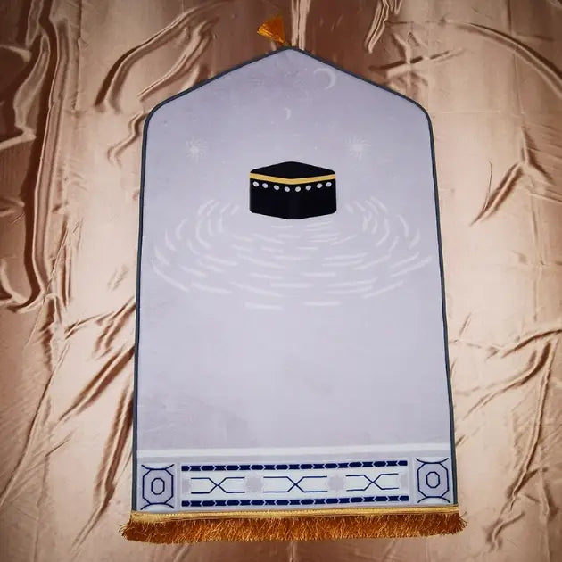 Gebedskleed dik en zacht pastel - Islamboekhandel.nl