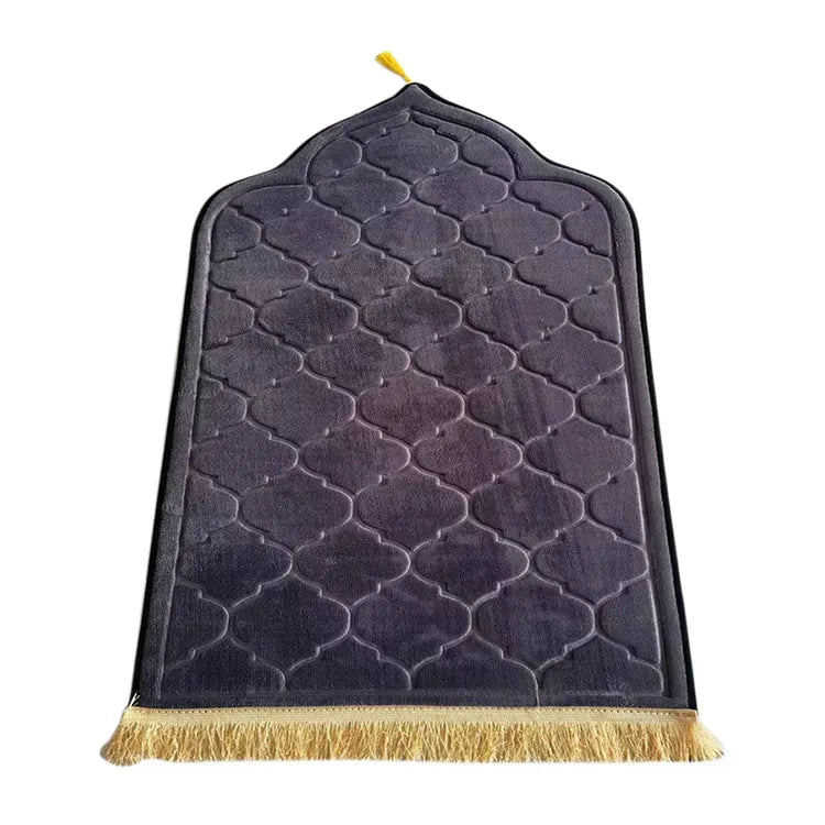 Patterned gebedskleed koepel dik met franjes, nieuw model voor comfortabel gebed