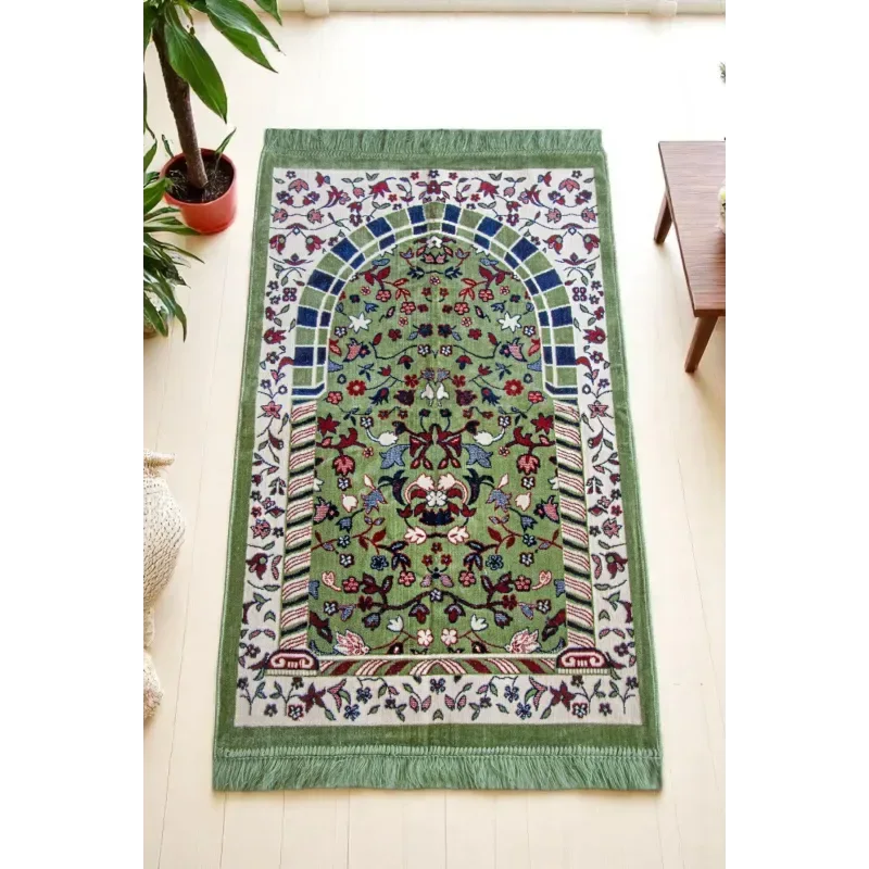 Gebedskleed Rawda (Geïnspireerd door Masjid an-Nabawi) - Islamboekhandel.nl