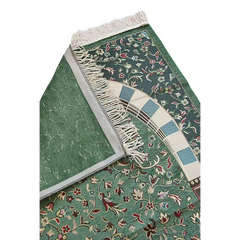 Gebedskleed Rawda met Mihrab en Bloemenmotief - Islamboekhandel.nl