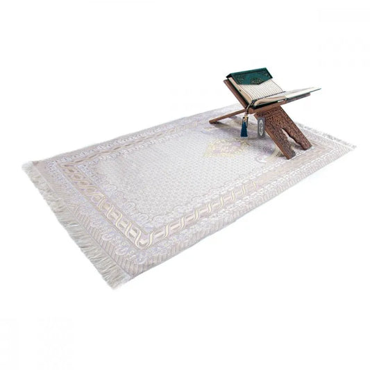 Gebedskleed satin ottoman pattern lichtroze Ikranur