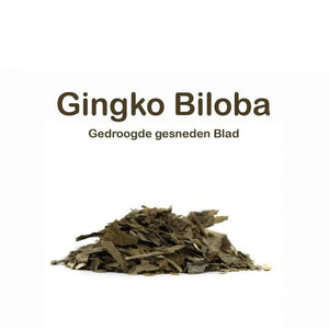 Gedroogde Gingko Biloba blad 100 gram - Islamboekhandel.nl