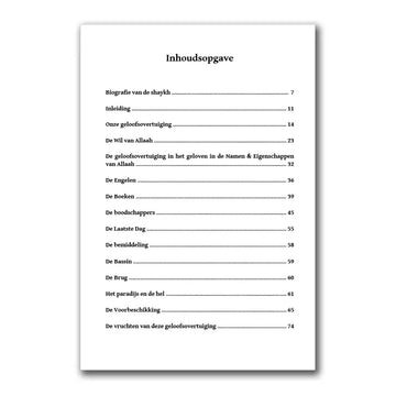 De geloofsovertuiging van ahlus-sunnah wal-djamaa'ah - Islamboekhandel.nl