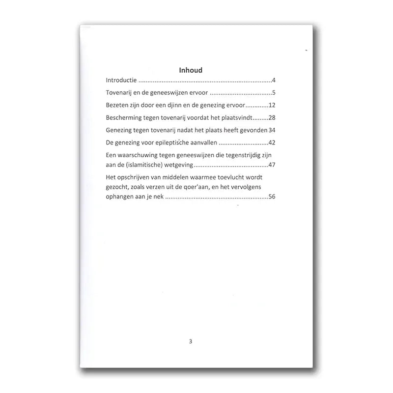 Het geneesmiddel tegen tovenarij, boze oog en afgunst - Islamboekhandel.nl