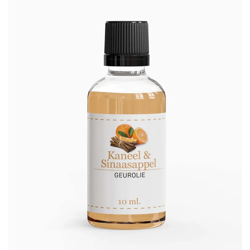 Geurolie Kaneel en Sinaasappel fles, geurige olie voor aromatherapie