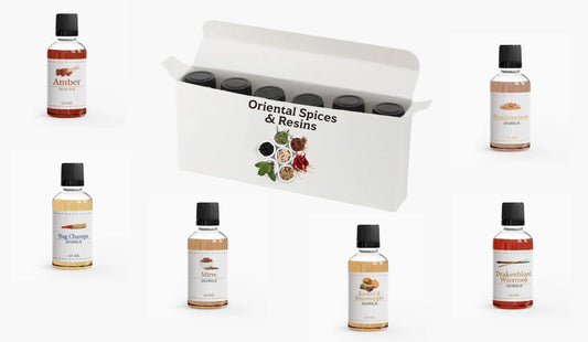 Geurolie set -oriëntal spices & resins - Islamboekhandel.nl
