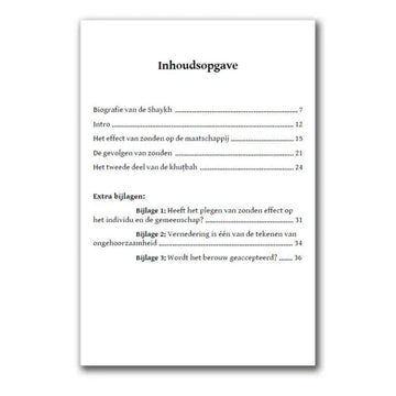 De gevolgen van zonden voor het individu en de maatschappij - Islamboekhandel.nl