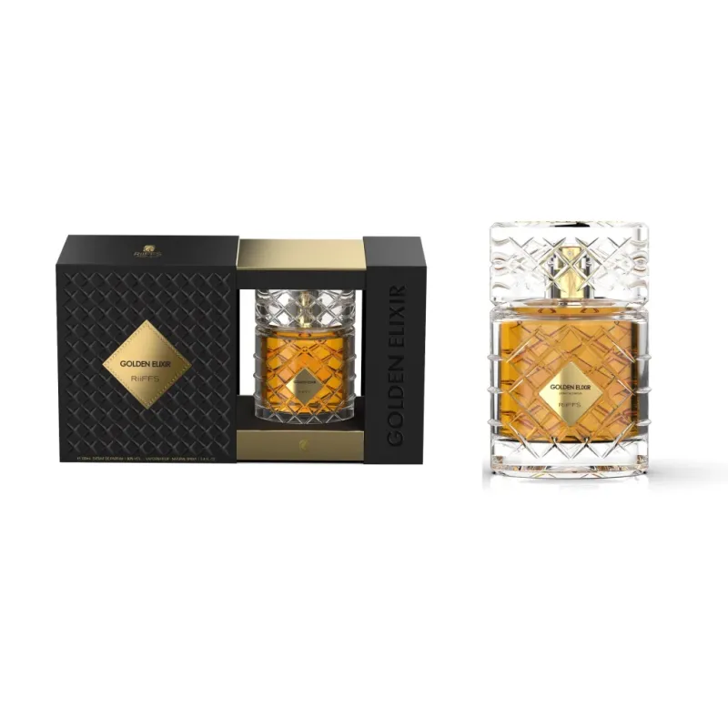 Black en goud parfumolie musc giftset met gouden elixir van Golden Elixir Arabische Parfum