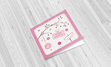 Greeting card baby girl - Islamboekhandel.nl