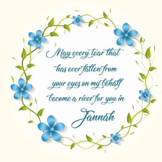 Greeting card may every tear - Islamboekhandel.nl