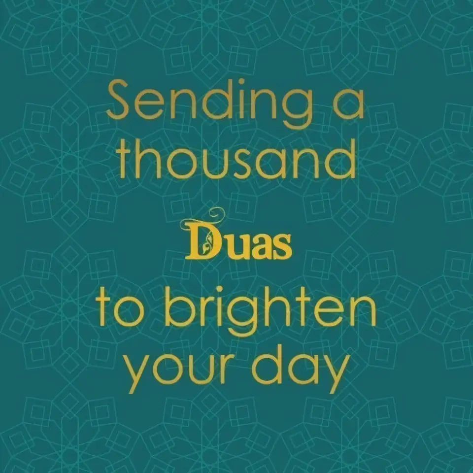 Greeting card sending Dua (doe'a) green - Islamboekhandel.nl