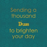 Greeting card sending Dua (doe'a) green - Islamboekhandel.nl