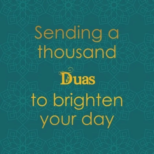 Greeting card sending Dua (doe'a) green - Islamboekhandel.nl