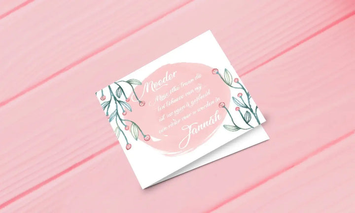 Greeting card sending Dua (doe'a) grey - Islamboekhandel.nl