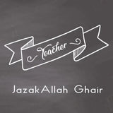 Greeting card teacher grey - Islamboekhandel.nl