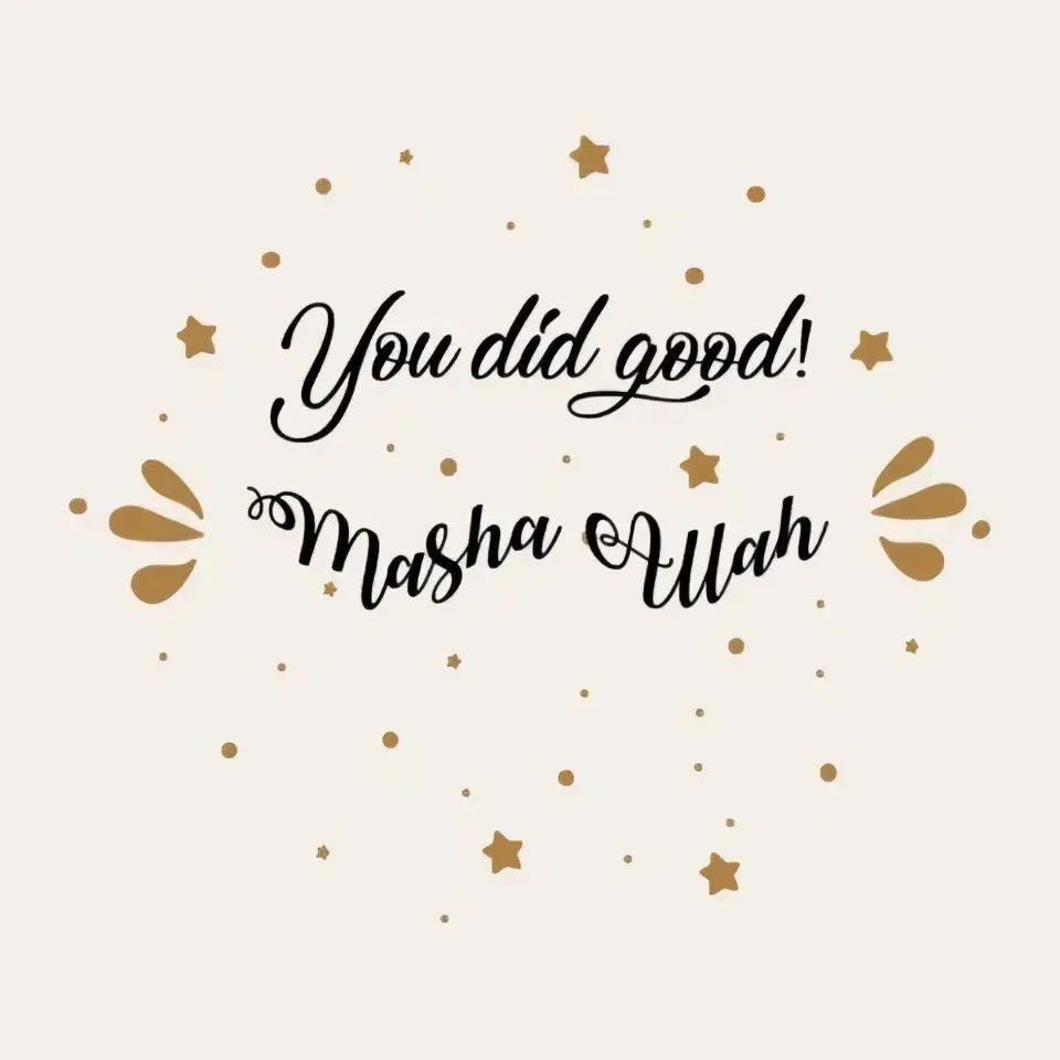 Greeting card you did good - Islamboekhandel.nl